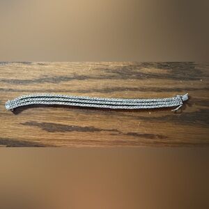 Silver Beaded Bracelet